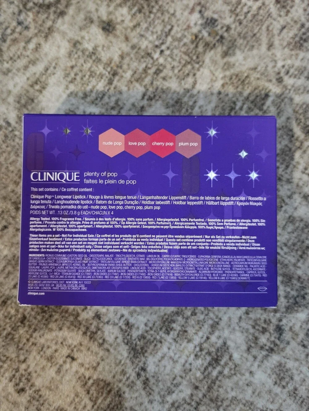 Clinique Lipstick Set